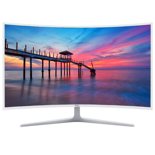 TCLT32M7C31.5-inch 1800R curved computer display, wide viewing angle, high contrast, wall-mountable 75hz FreeSync gaming e-sports monitor (HDMI/VGA)