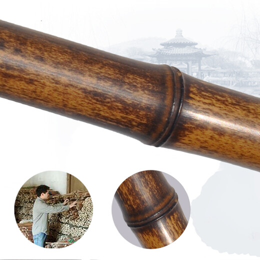 Mr. Guanzi hat eine feine lila Bambusflöte-Flöte, die achtloch lila Bambusflöte für Erwachsene und Anfänger spielt, die Su Xiaodong Xiaomin-Musikinstrumente spielen. Sechsloch F-Tune + Flötenbeutel