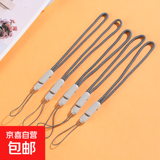 Mobile phone lanyard Universal storage anti-lost lanyard Mobile phone lanyard braided new model suitable for Apple AirPods Pro 2 generation headphone cover anti-lost creative trendy gray braided anti-lost lanyard 5 pieces