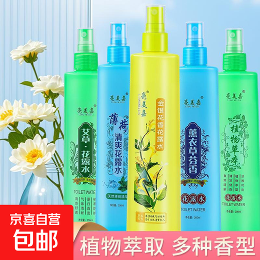 Toilet water mosquito repellent, fragrance spray, anti-chikungunya, long-lasting anti-mosquito, non-bite household large bottle, mugwort + mint, 2 bottles in total