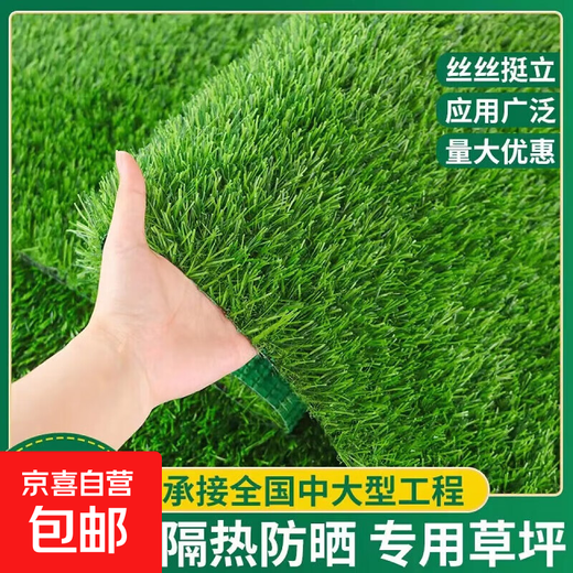 LZJGRASS balcony sun protection and heat insulation simulated lawn glass courtyard terrace sun room carpet turf lawn fake 2cm spring grass green bottom encryption 1*10 meters long
