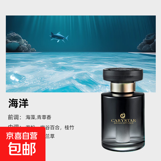 Carefully selected dark night black gold car fragrance high-end car perfume long-lasting light fragrance ornaments in the car manufacturer Ocean 160ml