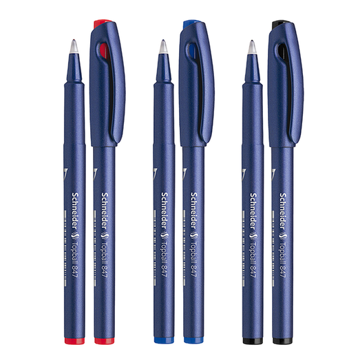 德国进口 施耐德SCHNEIDER 中性笔 水笔 签字笔 直液式走珠笔 847 黑色 0.5mm 1支