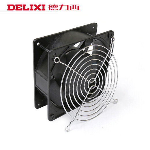 DELIXI ELECTRIC axial flow fan 220v industrial cabinet cooling fan 12038 distribution cabinet cooling fan exhaust fan 120*120*38 220V oil-containing