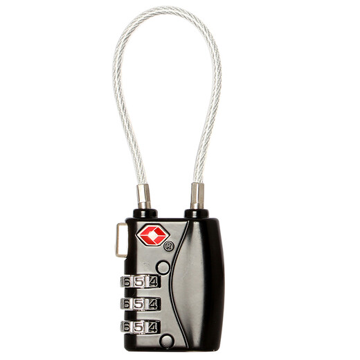 Auburn Cable Landlock Contraseña Bloqueo TSA Bag Mochila Bloqueo Cajero de la puerta Cajero Cajero Lock 7608