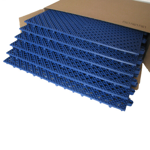 Indaro Indaro Bathroom Anti-slip Shower Bath Children's Swimming Pool Cuttable Hollow Hydrophobic Bathroom Toilet Mat Sapphire Blue 9 pieces 30cm*30cm*9 pieces without edges