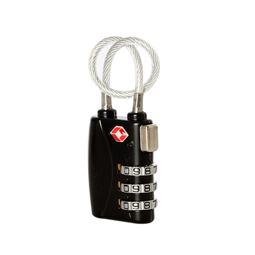 Auburn Cable Landlock Contraseña Bloqueo TSA Bag Mochila Bloqueo Cajero de la puerta Cajero Cajero Lock 7608