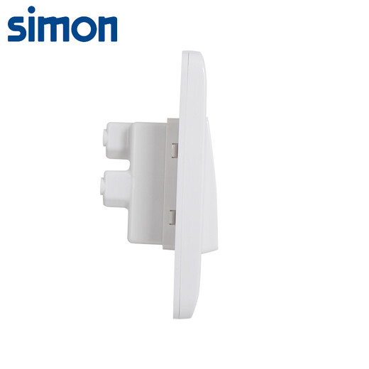 Simon switch socket panel single open single control 86 type single open switch C3 series one open single control switch snow mountain white C31011BY