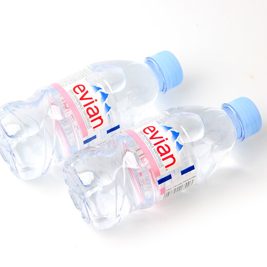 Evian (evian) French imported mineral water 330ml*24 bottles (soft bottle) drinking water shipped randomly in new and old packaging