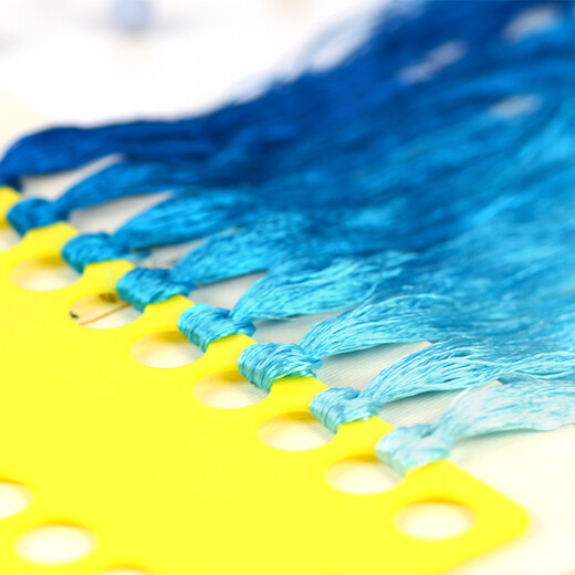 Other embroidery craftsmen Su embroidery thread, mulberry silk thread, silk hand embroidery thread, commonly used colors, 8 pieces, No. 16