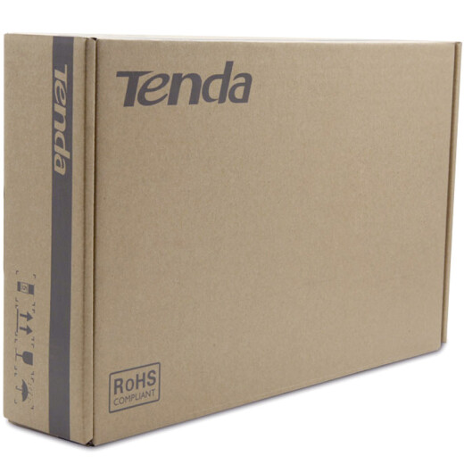 Tenda TEF101616 port 100M switch steel shell standard rack-mounted enterprise engineering network dedicated splitter