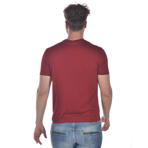 阿玛尼（Emporio Armani）EA男装男士圆领短袖T恤舒适百搭 3Z1T761JPZZ 红色 XL 标准码