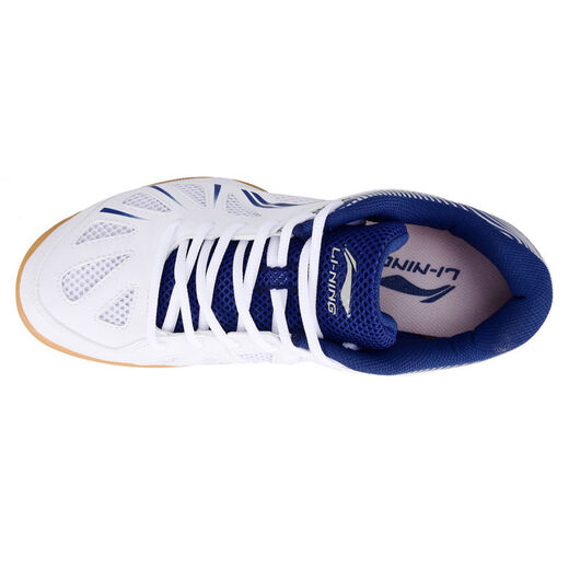 Li Ning table tennis shoes for men and women, professional table tennis shoes, tendon sole whirlwind, white and blue 42