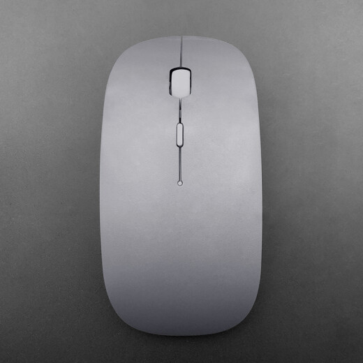 BUBM wireless mouse office rechargeable mouse notebook desktop computer universal ultra-thin optical mouse rechargeable lithium battery unlimited mouse 2.4GWXSB-A space gray