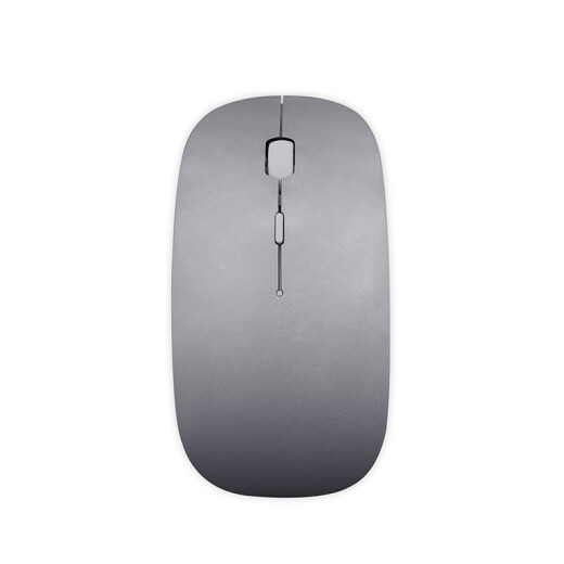 BUBM wireless mouse office rechargeable mouse notebook desktop computer universal ultra-thin optical mouse rechargeable lithium battery unlimited mouse 2.4GWXSB-A space gray