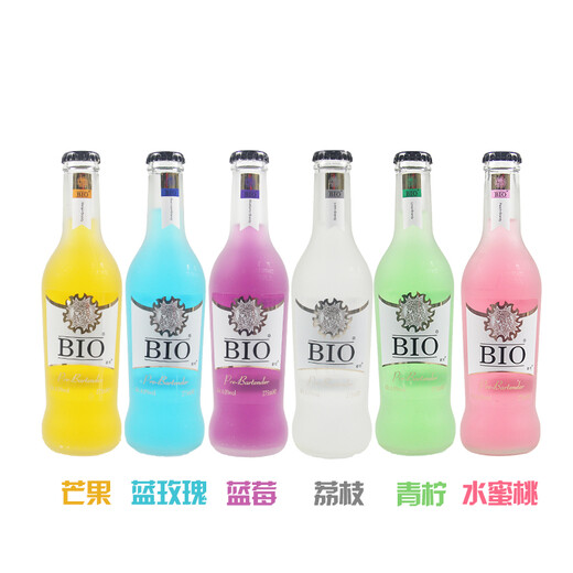 碧欧预调鸡尾酒朗姆酒混装275ml整箱装低度微醺酒6种口味果味洋酒 两箱共十二瓶装 加赠品后共12瓶