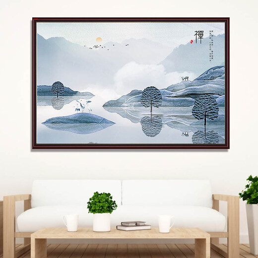 居梦坞 现代简约客厅装饰画北欧沙发背景墙餐厅小清新挂画壁画田园植物 TE3895 80*120cm