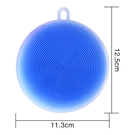 Jepoo Silicone Dish Cloth Cleaning Dish Brush Multifunctional 2 Pack