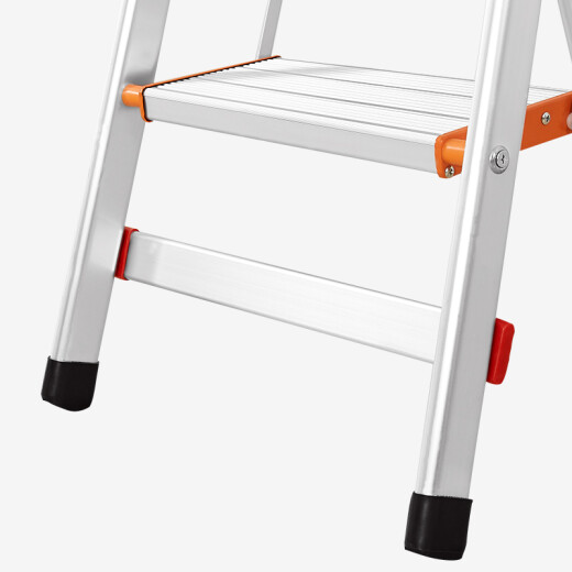 Double Xinda ladder household herringbone ladder folding aluminum alloy five-step household ladder LD-03