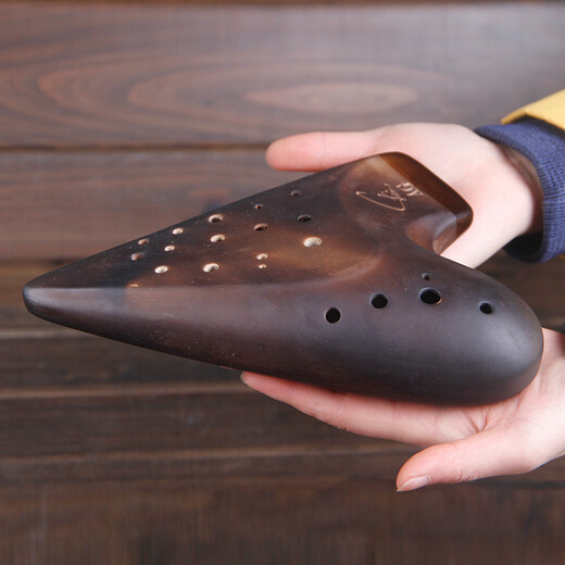 风雅陶笛（FENG YA OCARINA）  三管AG陶笛 专业演奏级素烧中音G调 三管素烧AG