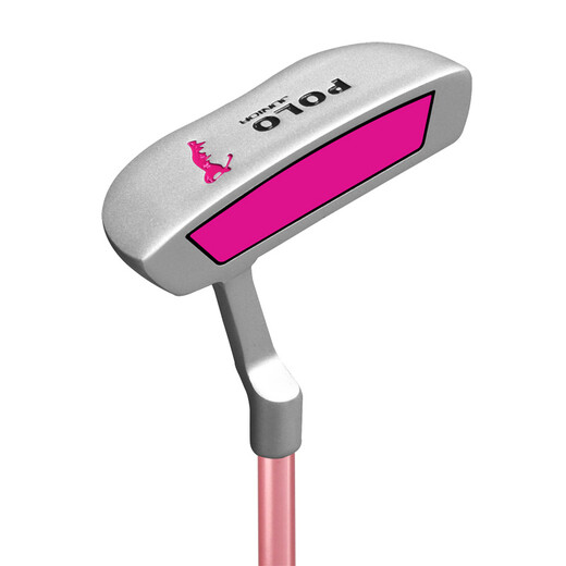 POLO GOLF children's golf clubs, beginner's set of clubs for boys and girls, with stand bag, 3-12 years old, complete set of 5 pieces, pink, 3-5 years old