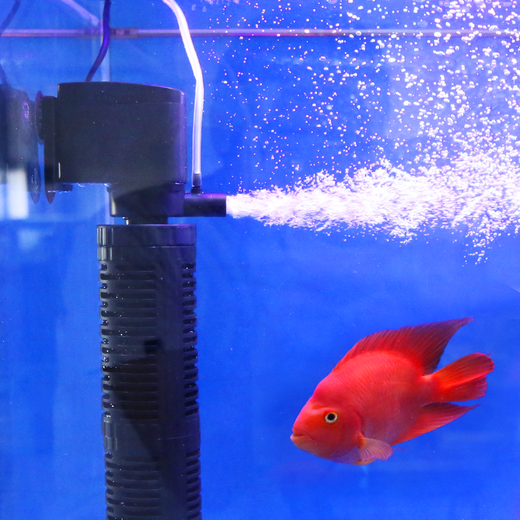 Fujian Jiang (minjiang) fish tank filter fish tank water purification filter aquarium built-in mini oxygenated goldfish Jinlong 2001F contains filter cotton and filter material 20W