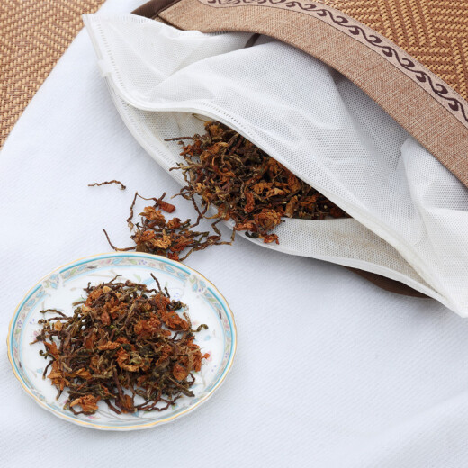 Lao Xijiang Xia Liang Pillow Flower and Grass Mat Rattan Mat Pillow Pillow Core Acacia Pillow 50*32 Tea Stems + Jasmine