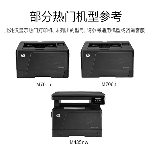 
Beijing Cheng Suitable for HP M701a Powder Box HP M435nw Toner Cartridge MFP M701n M706 M706n Paper Feed Roll (Manual Paper Fetch Roll)