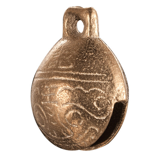 Mibei Meng Retro Crisp Tiger Head Copper Bell Pet Necklace Cat Puppy Teddy Big Dog Golden Retriever Collar Anti-lost Supplies Diameter 2.7CM Xiao Linji One Size