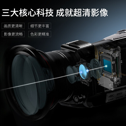 Ouda AC5 camera 4K professional live video camera home high definition digital dv portable handheld video recorder vlog short video shooting optical zoom teaching Practical live broadcast package: get 1.4 meters tripod + light hood, see the main picture 2 for details