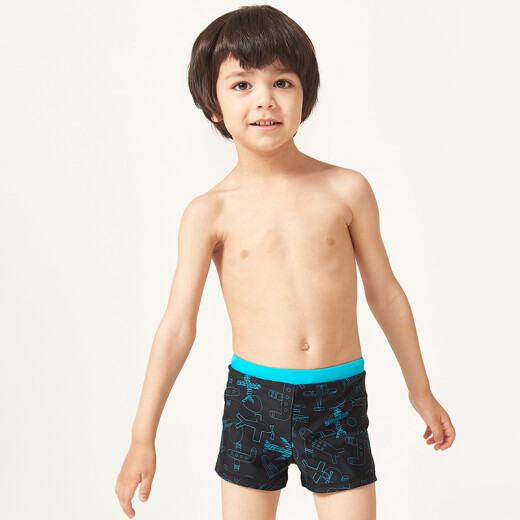 Yizi children's swimsuit boys' swimming trunks baby baby shorts cute cartoon swimming trunks EZI18B007 molecular printing 140cm