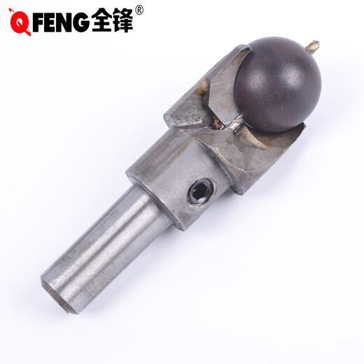 Quanfeng Carbide Bead Knife Processing Small Hole Round Beads Wooden Bead Bracelet Tool Buddhist Pagoda Drill Bit Hole Opener God Bead Knife 15mm*1.5mm Drill Center