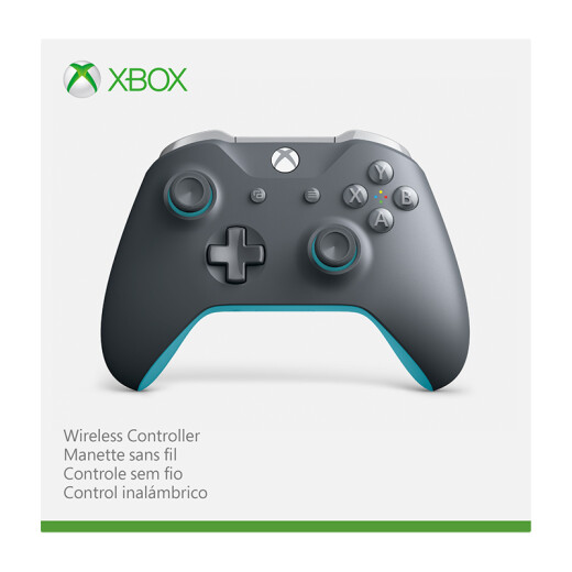 Microsoft Xbox wireless controller/handle blue gray with 3.5mm headphone connector Bluetooth connection Xbox host computer tablet universal