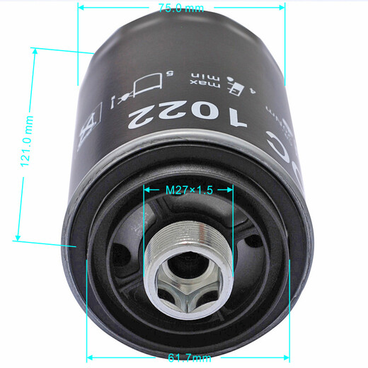Mahle oil filter machine filter OC1022 (Maotan/Pasat 16 models ago/Tiguan/CC 18 years ago/2nd generation EA888