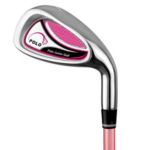 POLO GOLF children's golf clubs, beginner's set of clubs for boys and girls, with stand bag, 3-12 years old, complete set of 5 pieces, pink, 3-5 years old