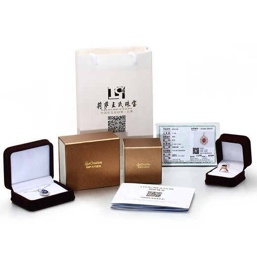 Lescreation Lisa Jewelry 1.7 carat tanzanite diamond necklace white 18K gold colored gemstone South African diamond pendant blue colored gemstone 1.7 carat white 18K gold tanzanite pendant 4A grade