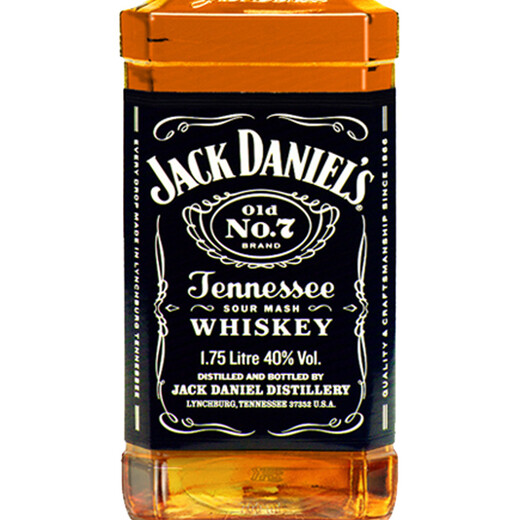杰克丹尼（Jack Daniels）黑标1.75L  美国田纳西州  调和型  威士忌