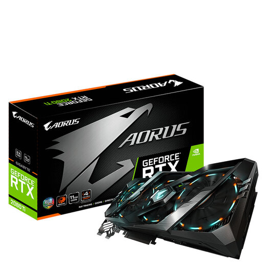 [70% Nouveau] Gigabyte Aorus Geforce RTX 2080Ti Xiaodiao 1695 14000 352BIT GDDR6 11G E-Sports Gaming Graphics