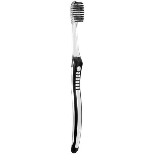 Cres Charcoal Wire Gum Protection Soft Hair Ultrafine Flexible Black Tea Deep Clean Adult Toothbrush 2 new and old packaging colors randomly shipped