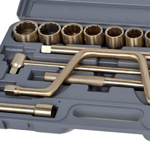 EXPLOIT 24-piece aluminum bronze socket wrench ratchet wrench set 050290 24pcs socket set