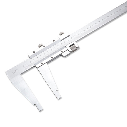 Shanggong vernier caliper 0-600mm graduation value 0.02 mechanical vernier caliper lower measuring surface oil level line card carbon steel oil level caliper high precision