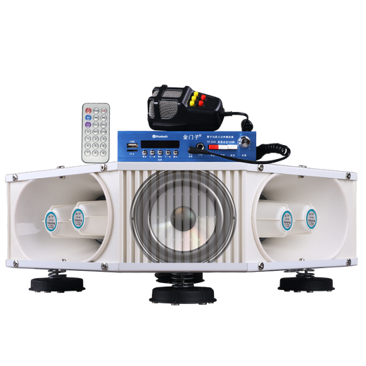 Kinmenzi 160 Car publicitaire Enregistrement d'enregistrement d'extérieur Promotion Outdoor Toit de vente haute puissance toit de voiture Megaphone 12V24V Grand haut-parleur haut-parleur 1000W (Version d'amplificateur haute puissance améliorée) 12 haut-parleur
