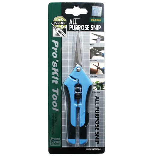 Pro sKit 8PK-SR005 two-color stainless steel sharp scissors (165mm)