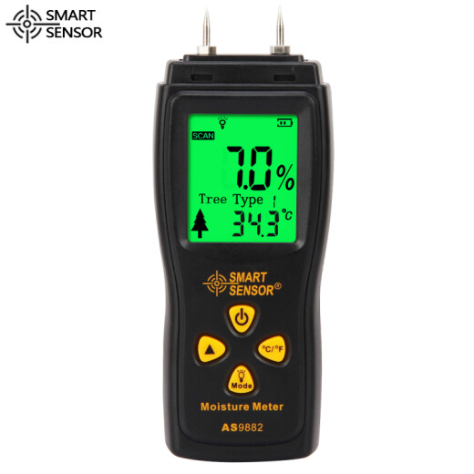 Xima AS9882 wood moisture detector high-precision wood moisture tester wood moisture content measuring instrument