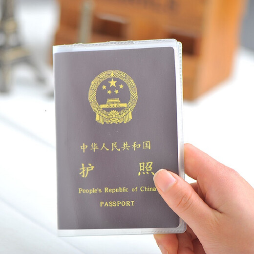 尚官（SingleLady）护照套旅行护照夹 证件包防溅水护照包护照保护套多功能证件卡包保护套 透明款