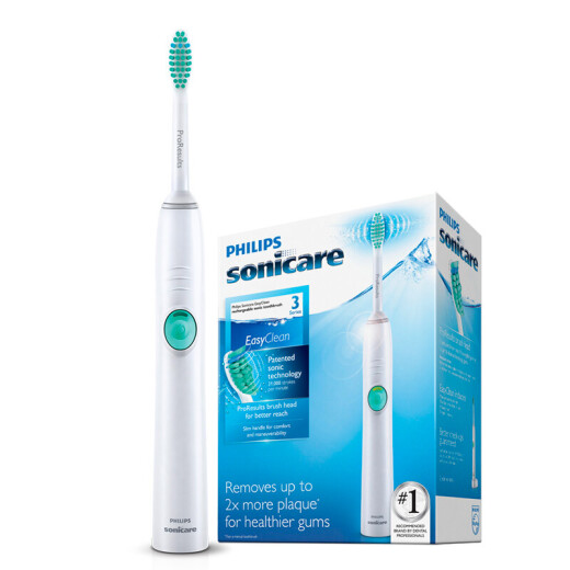 Philips electric toothbrush adult/student gift for boyfriend/girlfriend sonic vibration waterproof rechargeable basic entry-level one-click tooth cleaning white HX6511