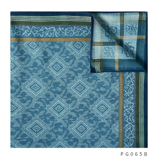 IFSONG Meisong Men's Handkerchief Pure Cotton Sweat-wiping Retro Handkerchief Sweat-Absorbent Square Handkerchief Three Packs for Men to Give to Elders Gift Box for Famous Family 3 Packs (PGZH001)
