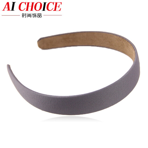 AiChoice简约宽边发卡发箍女带齿发饰防滑韩国头箍女布艺头饰时尚饰品 黑色