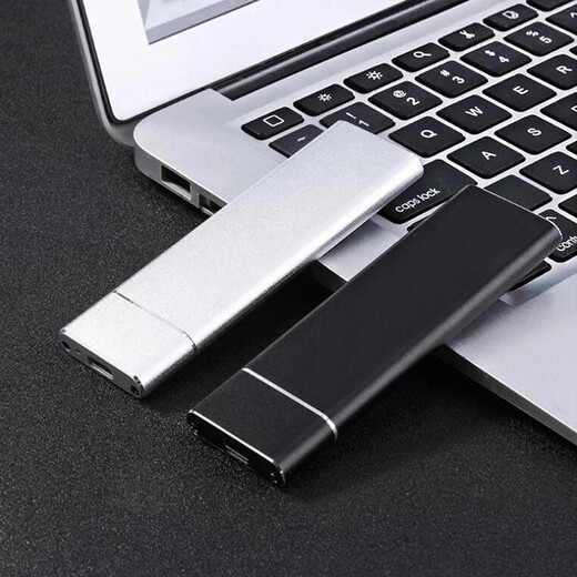 Kingston Mobile Solid State Drive Mini PSSD High Speed ​​USB3.0 Computer External Metal Mobile Hard Drive Black Not Customized TPC Cable + Converter 500GB