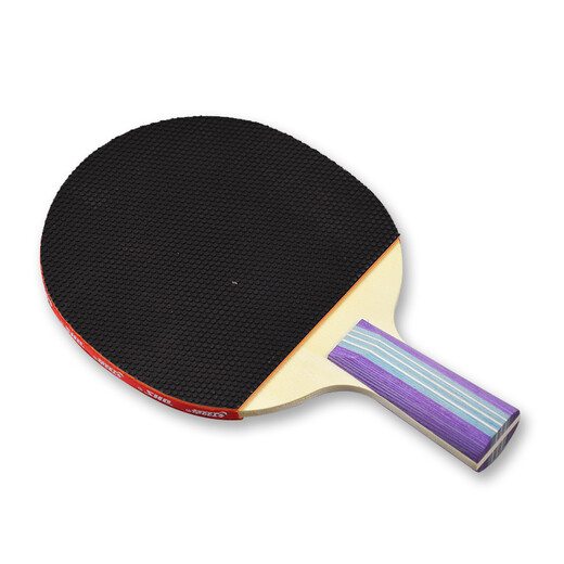 Ракетка для настольного тенниса Hongshuangxi, готовая ракетка с набором ракеток, прямой выстрел, короткая ручка, двойная обратная резина, любительская тренировка для соревнований, 2 упаковки